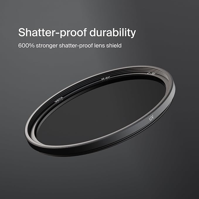 Urth 77mm UV Lens Filter — 30-Layer Nano-Coated, HD Optical Glass UV Camera - Image 2