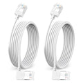 Ultra Thin Cat 6A Ethernet Cable 90° Degree Right Angled 6.6 Feet 2Pack by DUTEVOLNS