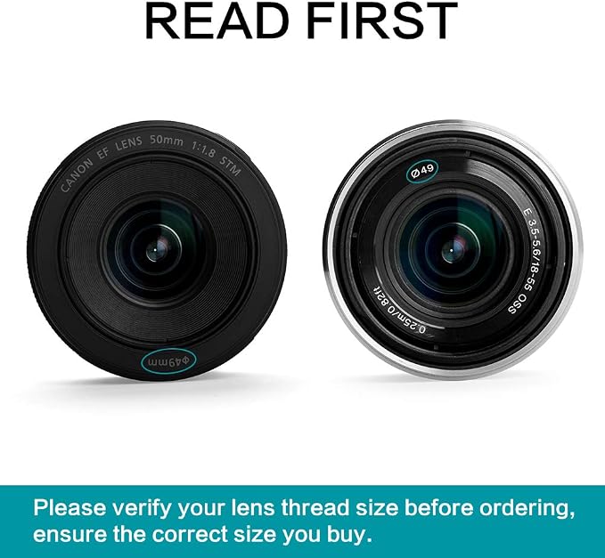 49mm Close-up Filter Kit 4 Pieces Macro Filter Accessory Close-up Lens Filter - Image 4