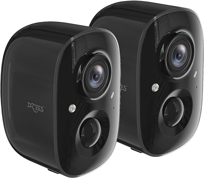 Dzees 2K Security Cameras Wireless Outdoor, Indoor-Outside WiFi Battery Powered by Dzees