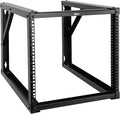 Tecmojo 9U Wall Mount Rack, Wall Mount Network Rack 24.8in Depth, Open Frame by Tecmojo