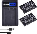 Batmax 2Pcs FNP-60 NP-60 Battery + LCD USB Charger by Batmax