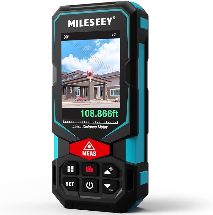 Laser Measure, MiLESEEY Laser Distance Meter, Rechargeable Multifunctional by MiLESEEY