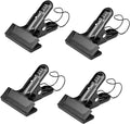 Backdrop Spring Clamps With Hook- 4 Pack of 4" Heavy Duty Clips by KAGYOKU