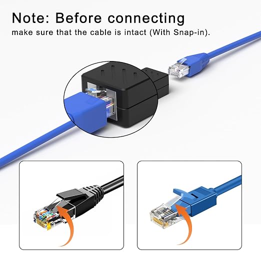 ZUZONG RJ45 Coupler Ethernet Coupler in Line Coupler - Image 4