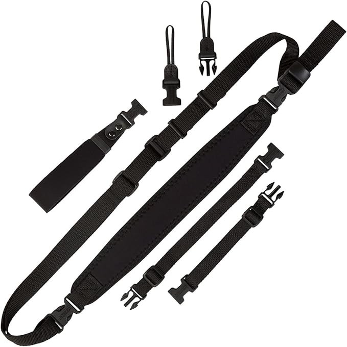 OP/TECH USA Super Classic Combo Camera Strap Kit – Adjustable Neoprene Camera by OPTECHusa