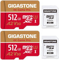 【for Switch 1 Only】 Gigastone 512GB Micro SD Card 2-Pack, 4K Game Pro, MicroSDXC by Gigastone