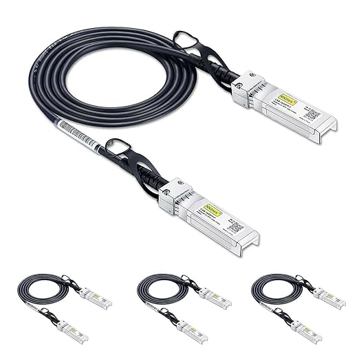 10Gtek SFP+ DAC Twinax Cable, 10G SFP+ to SFP+ Direct Attach Copper Patch by 10Gtek