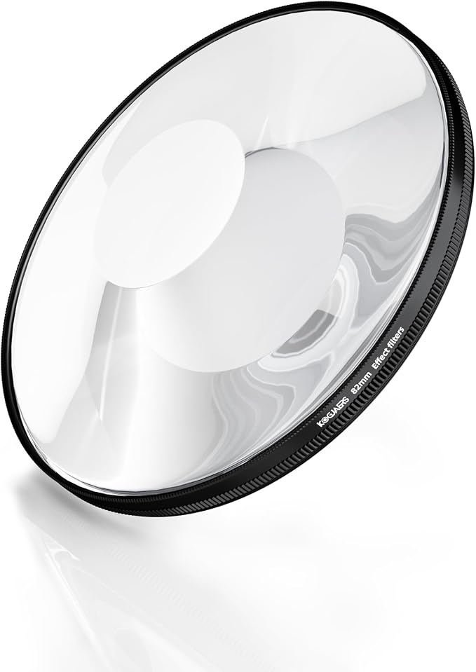 Vortex Effect Filter 82mm anamorphic Lens Distortion Effect, Lens Effect Filter by KOGJAERS