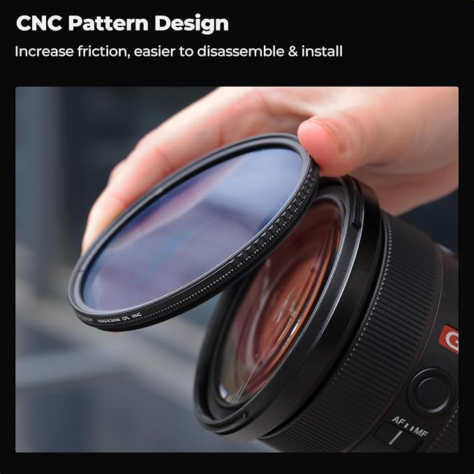 K&F Concept 95mm Circular Polarizer Filter Ultra-Slim 18 Multi-Coated Optical - Image 5