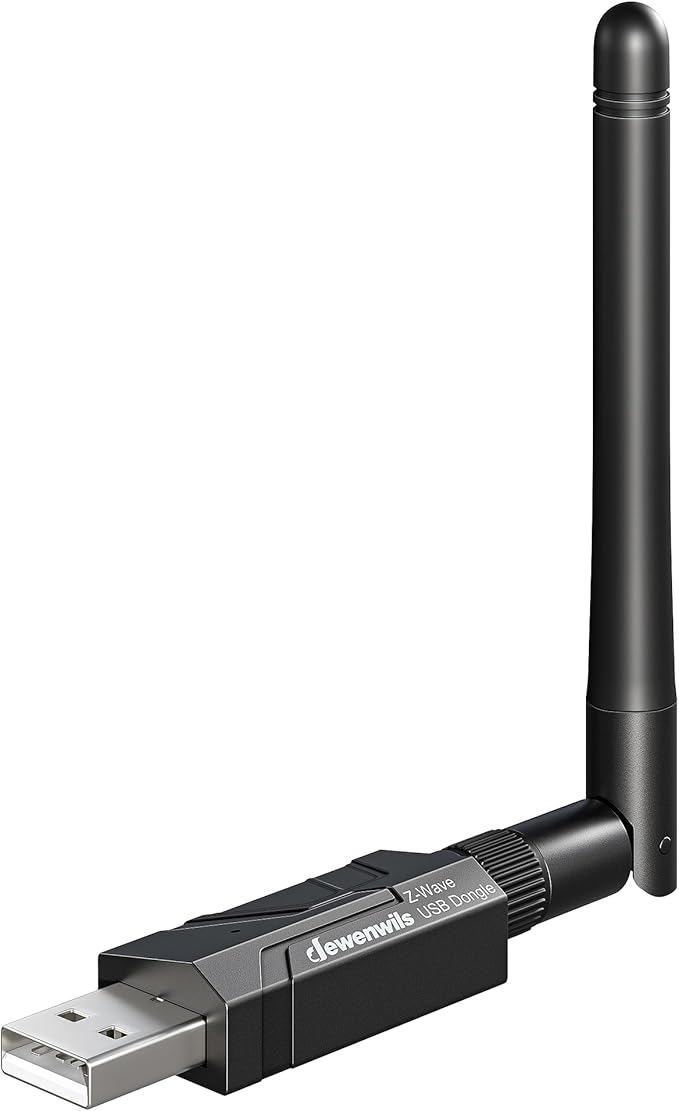 DEWENWILS 800 Z-Wave Dongle, Long Range S2 USB Stick, Compatible by DEWENWILS