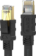 Senetem Cat 8 Ethernet Cable 15FT, High Speed 40Gbps 2000Mhz Flat Internet by Senetem