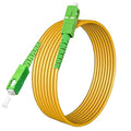 30ft SC/APC to SC/APC Fiber Optic Internet Cable, Single Mode Fiber Patch Cable by Bangun