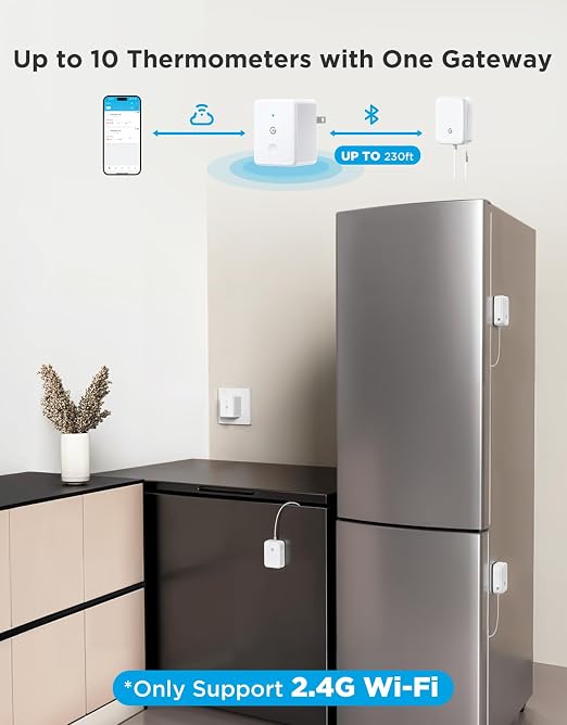 GoveeLife WiFi Refrigerator Thermometer - Image 3