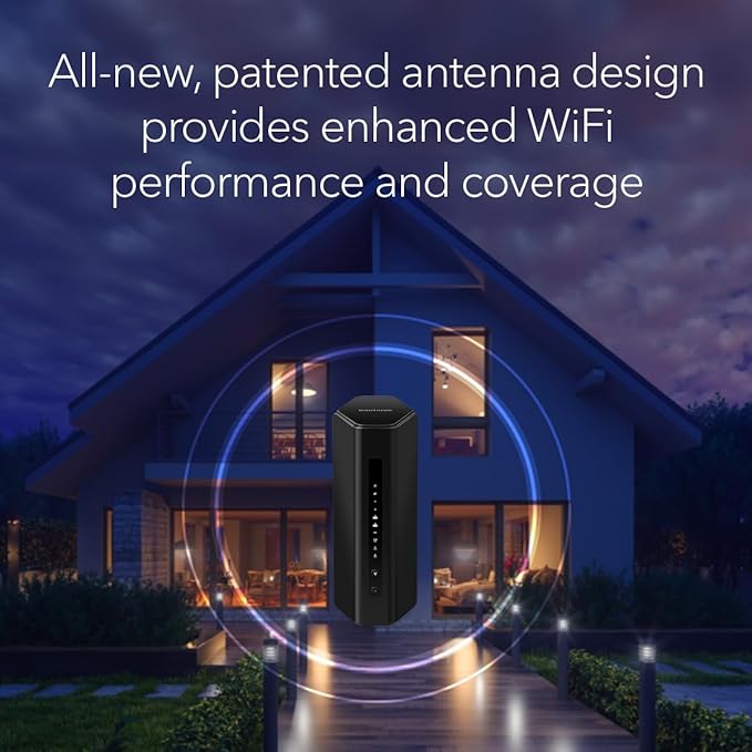NETGEAR Nighthawk Dual-Band WiFi 7 Router Router Only– BE6500 Wireless Speed - Image 6