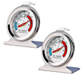 2 Pack Refrigerator Freezer Thermometer Large Dial Analog Thermometer by LinkDm