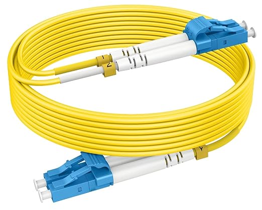 330ft OS2 LC to LC Single Mode Fiber Patch Cables, Options 0.2m~305m, Fiber by RamboCables