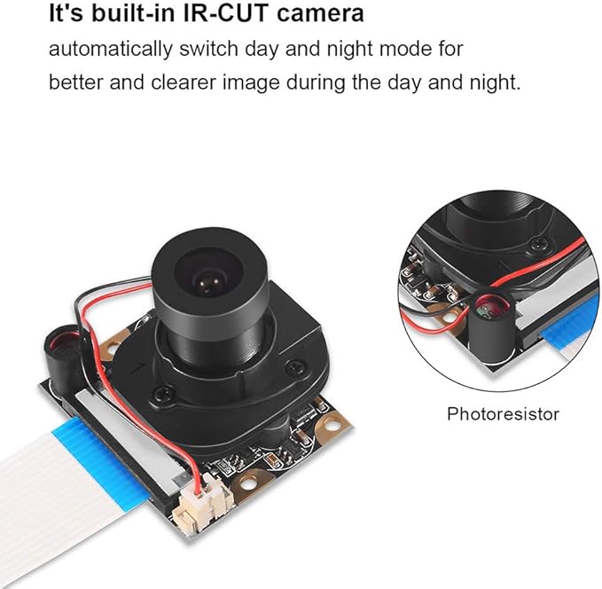 Dorhea for Raspberry Pi 4 B 3 B+ Camera Module Automatic IR-Cut Switching - Image 4