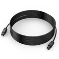 Optical Audio Cable 20 feet, Digital Audio Optical Cable Ultra-Thin Cord by DteeDckDirect