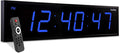 Ivation Huge Oversized 48" Large Digital LED Clock | Big Digital Clock by Ivation