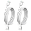 Ultra Thin Cat 6A Ethernet Cable 1.6 Feet 2Pack, Flexible & Slim Rj45 Cat6a LAN by DUTEVOLNS
