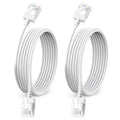 Ultra Thin Cat 6A Ethernet Cable 3.3 Feet 2Pack, Flexible & Slim Rj45 Cat6a LAN by DUTEVOLNS
