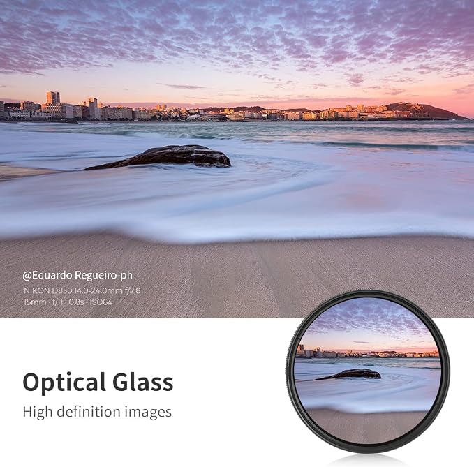 ND Filter 52MM, K&F CONCEPT Professional 52MM Fader Variable Neutral Density - Image 4