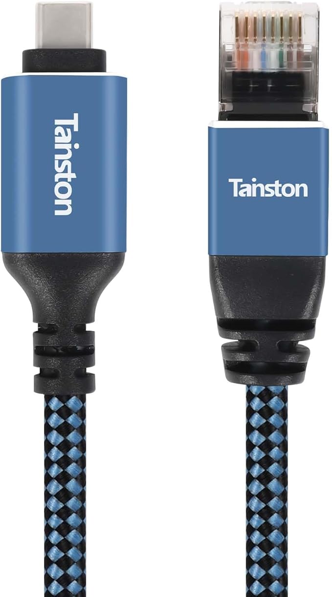 USB C to Ethernet Cable, 2Ft Type C to RJ45 Cable, USB C to Gigabit Ethernet by Tainston