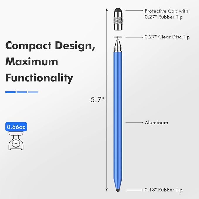 MEKO 3 in 1 Stylus Pens for Touch Screens, High Sensitivity & Precision - Image 3