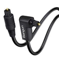 90 Degree Optical Audio Cable, 15ft Optical Cable, Slim Optical Digital Audio by Bangun