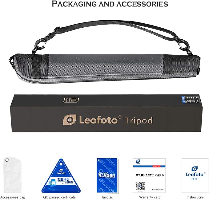 Leofoto MP-284C 65" 4-Section Carbon Fiber Portable Monopod, Lightweight - Image 9