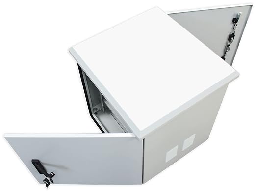 Electriduct 6U Outdoor Cabinet 21.6 Inch Depth IP55 Weather Resistant Enclosure - Image 4