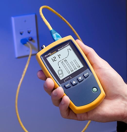 Fluke Networks MS2-KIT MicroScanner2 Copper Cable Verifier Kit, Troubleshoots - Image 8