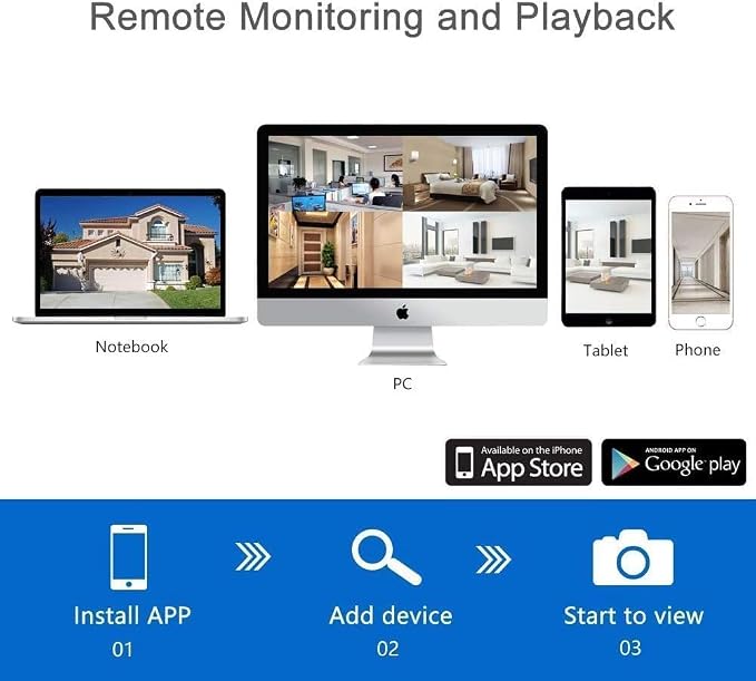 Firstrend WiFi Wireless Security Camera System, 8Ch NVR - Image 5