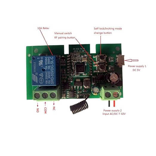 Smart Home Dry Contact Zigbee Relay Switch, Remote Control Zigbee Switch - Image 4