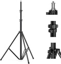 SMALLRIG Photography Light Stand 110"/9.2ft/280cm, Air-Cushioned Aluminum Photo by SmallRig