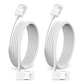 Ultra Thin Cat 6A Ethernet Cable 90° Degree Right Angled 15 Feet 2Pack by DUTEVOLNS