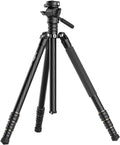 SmallRig CT150 Carbon Fiber Travel Video Tripod, 61.8'' Max Load 3kg / 6.6lb by SmallRig