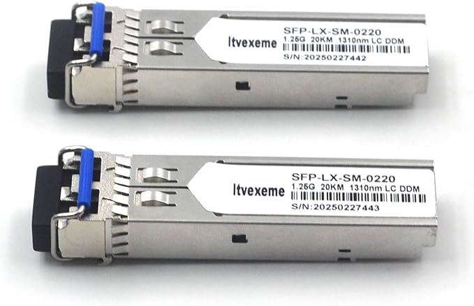 10 Pack 1.25G SFP Network Transceiver Module, 1000Base-LX Single Mode, 1310nm - Image 7