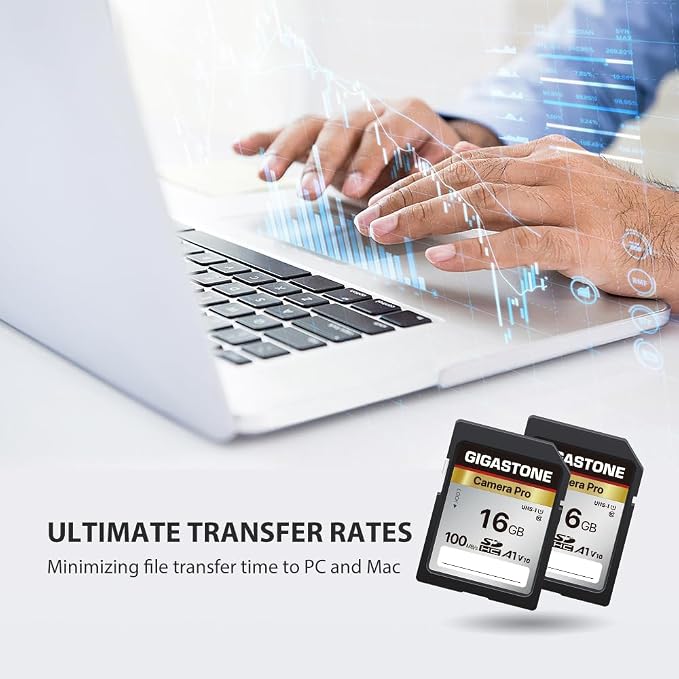 【5-Years Data Recovery】 GIGASTONE 16GB SD Card 5-Pack, Camera Pro, UHS-I A1 V10 - Image 6