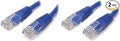 StarTech.com Cat5e Ethernet Cable - 2 ft Blue Patch - Molded Network Cord - by StarTech