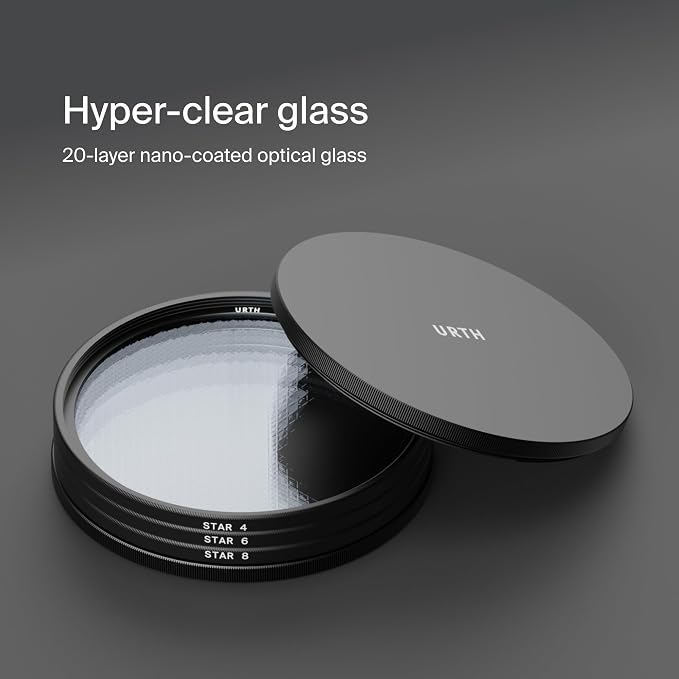 Urth 67mm 3-in-1 Star Lens Filter Kit — 4, 8 Point Starburst Effects - Image 3