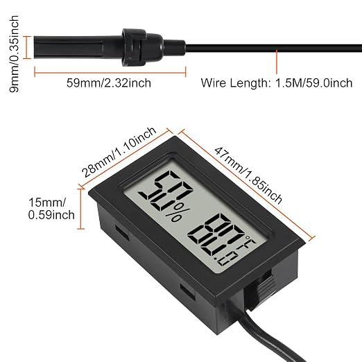 10Pcs Mini Digital Thermometer Hygrometer Gauge Indoor - Image 5