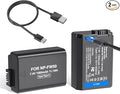 LP NP-FW50 Replacement Batteries, USB-C Charging, 1500mAh by LP