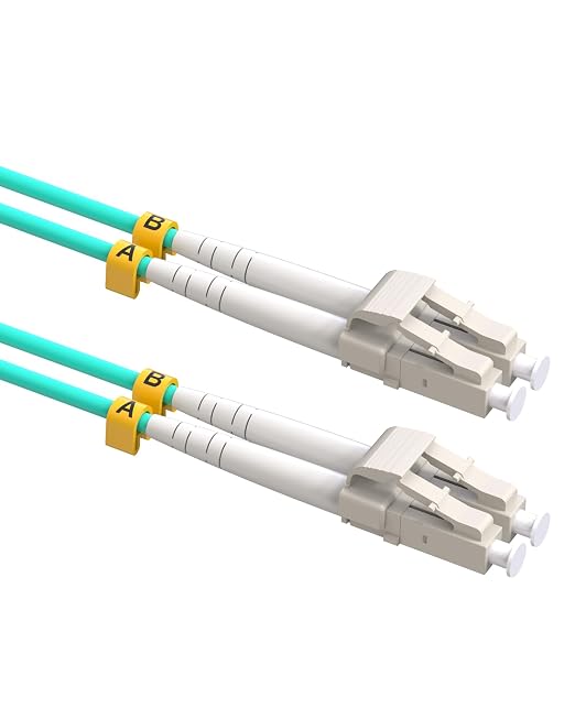 LC to LC Fiber Patch Cable 7M, 10G Multimode OM3 Fiber Optical Cable Duplex by VANDESAIL