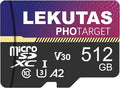 512GB Micro SD Card, microSDXC UHS-I Flash Memory Card TF Card, High Speed by LEKUTAS