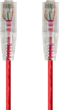 Monoprice Cat6 14ft Red Component Level Patch Cable UTP 28AWG 550MHz Pure Bare by Monoprice