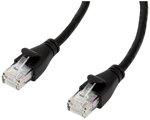 Amazon Basics RJ45 Cat-6 Ethernet Patch Internet Cable, 1Gpbs Transfer Speed by AmazonBasics