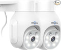 Hiseeu 3MP Wireless Outdoor Security Camera, 2.4G/5G WiFi, Color Night Vision by Hiseeu