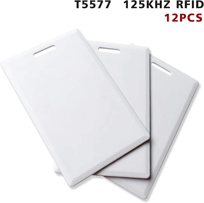 12 PCS T5577 Thick Smart Cards, Contactless 125khz RFID Rewritable Proximity - Image 4